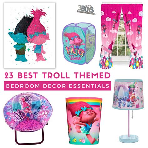 trolls decorations for bedroom